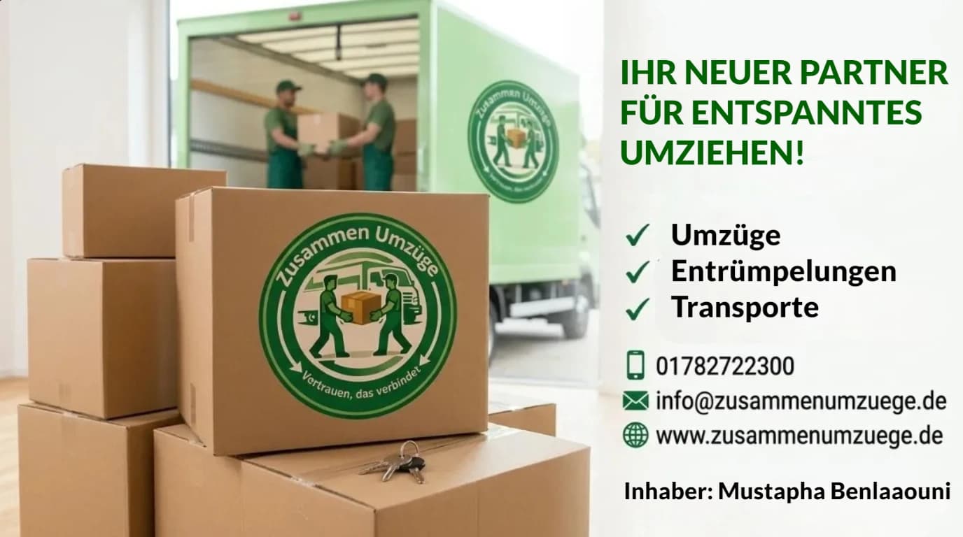 Zusammen Moving Services Banner